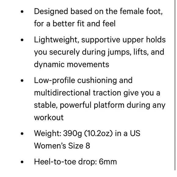 Lululemon Strongfeel Training Sneakers 8.5 - Picture 5 of 11